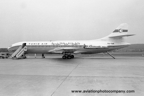 Tunisair Sud SE-210 Caravelle III TS-TAR (1971)
