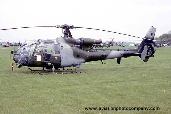 AAC 656 Squadron Westland Gazelle AH.1 XZ337 at Middle Wallop (1994)