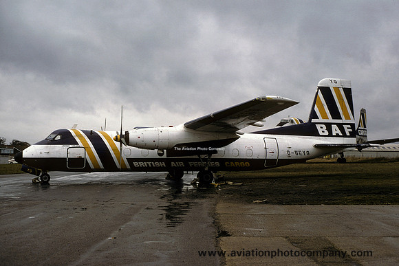 British Air Ferries Cargo Handley Page Herald G-BEYG (1979)