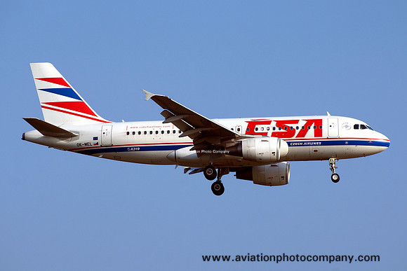 CSA Czech Airlines Airbus A319-112 OK-MEL (2008)