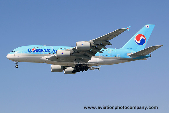 Korean Air Airbus A380-800 HL7622 at Los Angeles IAP (2014)