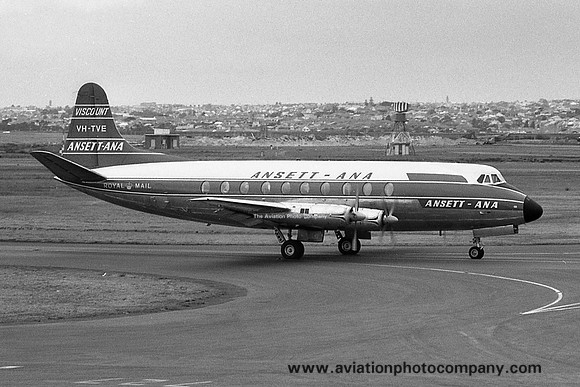 Ansett Vickers Viscount 720 VH-TVE (1966)