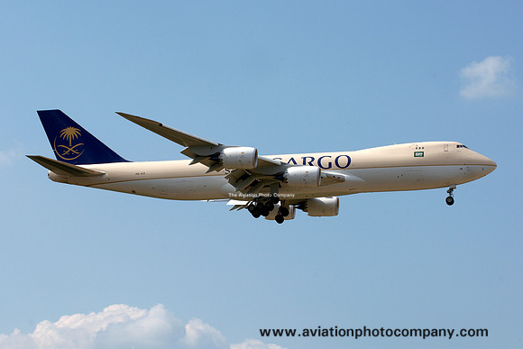 Saudi Arabian Cargo Boeing 747-8F HZ-AI3 at Frankfurt IAP (2013)