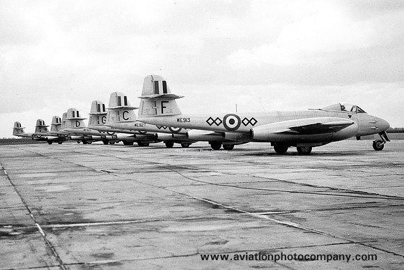 RAF 64 Squadron Gloster Meteor F.8 WE913/F