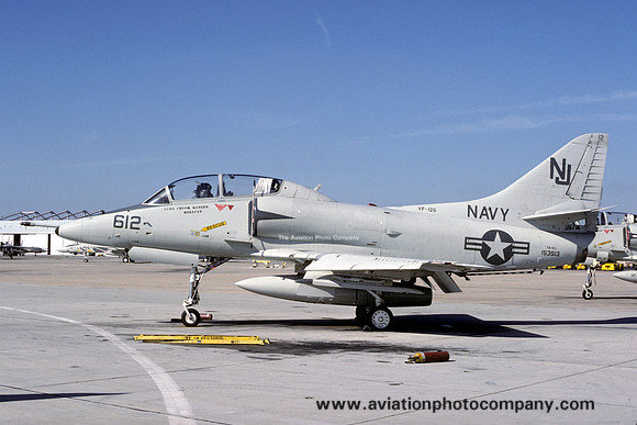 US Navy VF-126 Douglas TA-4J 153513/NJ-612 (1981)