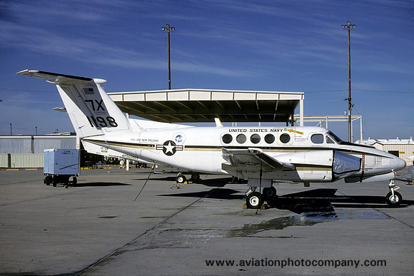 US Navy New Orleans Beech UC-12B 161198 at AMARC Davis Monthan (2000)