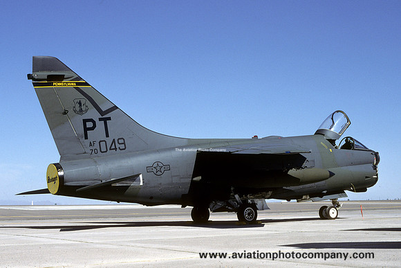 USAF Pennsylvania ANG 146 TFS LTV A-7D Corsair 70-1049/PT (1988)