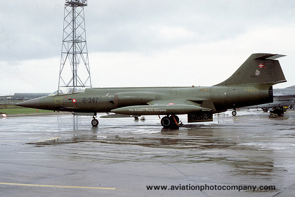 Danish Air Force Esk 726 Lockheed F-104G Starfighter R-347 (1985)