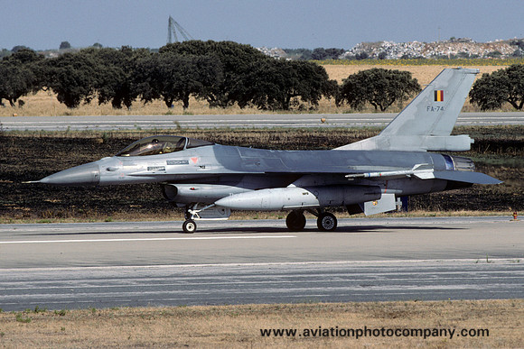 Belgian Air Force GD F-16AM Fighting Falcon FA-74 (2002)