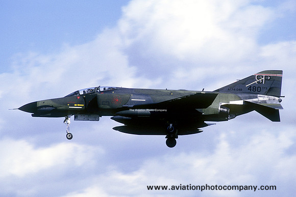 USAF 52 TFW 480 TFS McDonnell F-4E Phantom 74-1048/SP (1985)