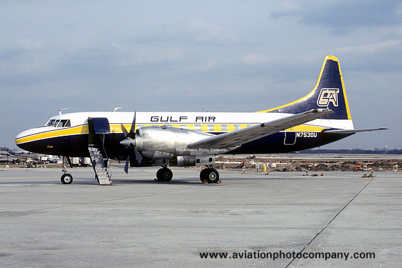 Gulf Air Transport Convair 580 N7530U (1984)
