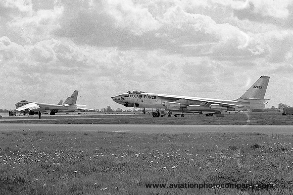 USAF Boeing B-47E Stratojet 53-2263 at RAF Fairford (1963)