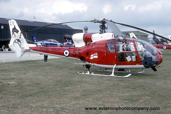 Royal Navy 705 Squadron Westland Gazelle HT.2 XW857 at the RNAS Yeovilton Air Day (1994)