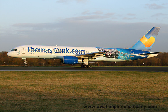 Thomas Cook Boeing 757-200 G-TCBB at Manchester (2014)