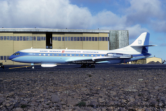 Aero Service/Goodyear Aerospace Sud Aviation SE.210 Caravelle VI-R N1001U at Keflavik (1979)