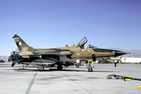USAF DC ANG 121 TFS Republic F-105D Thunderchief 61-0129 at Nellis AFB (1980)