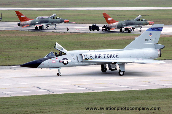 USAF California ANG 194 FIS Convair F-106A 58-0791 at Tyndall AFB (1982)