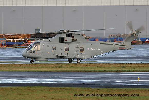 Royal Navy Westland Merlin HM.2 ZH857 at Prestwick (2024)