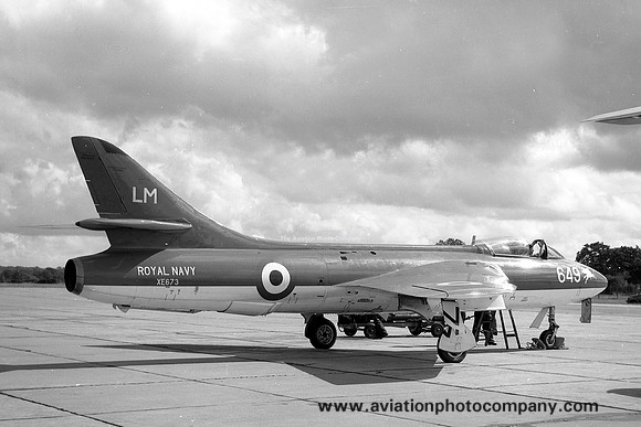Royal Navy 738 Squadron Hawker Hunter GA.11 XE673 (1962)