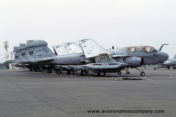 US Navy VAQ-136 Grumman EA-6B Prowler 163032/NF-607 (1990)