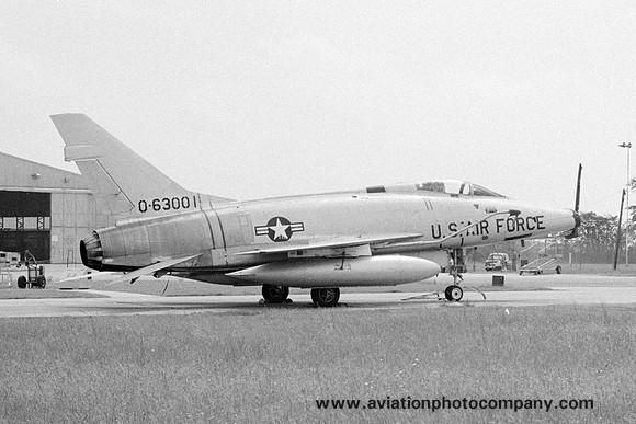 USAF 20 TFW North American F-100F Super Sabre 56-3001 (1967)