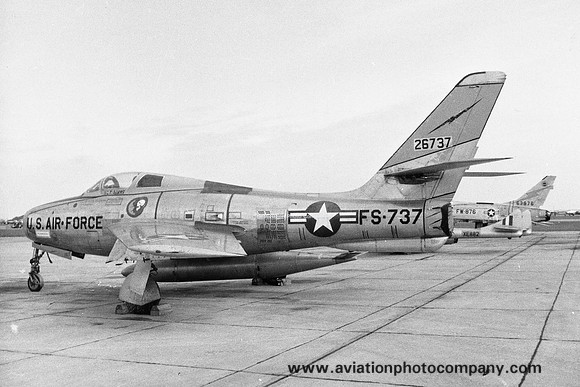 USAF 81 FBW Republic F-84F Thunderstreak 52-6737