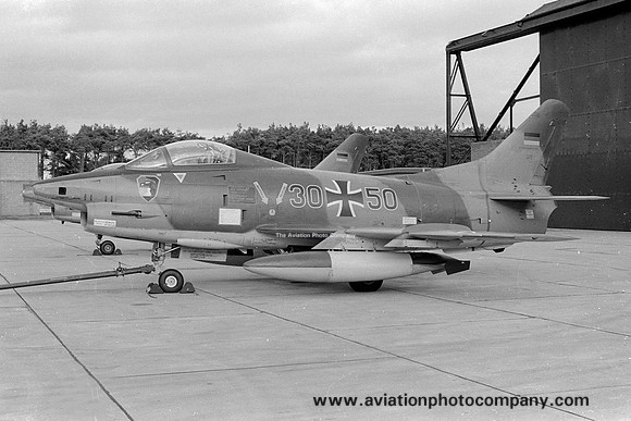 West German Air Force LeKG41 FIAT G-91R 30+50 at Lossiemouth (19750