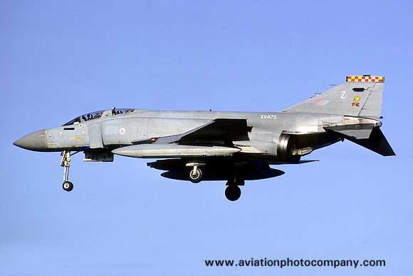 RAF 92 Squadron McDonnell F-4M Phantom FGR.2 XV475/Z (1985)
