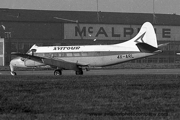 Avitour Israel (Executive Air Transport) De Havilland Heron 2B 4X-ARL (1967)