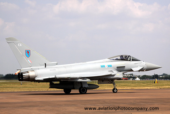 RAF 6 Squadron BAE Typhoon FGR.4 ZK343/EA at RIAT Fairford (2013)