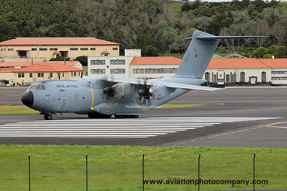 RAF 24/70 Squadron Airbus Atlas C.1 ZM409 at Lajes (2024)