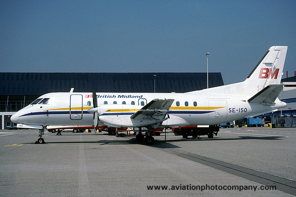British Midland (ex Swedair) SAAB SF-340 SE-ISO (1994)