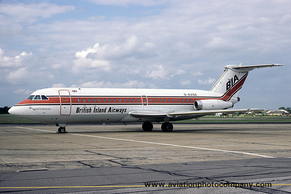 British Island Airways BAC 111-432 G-AXOX (1985)