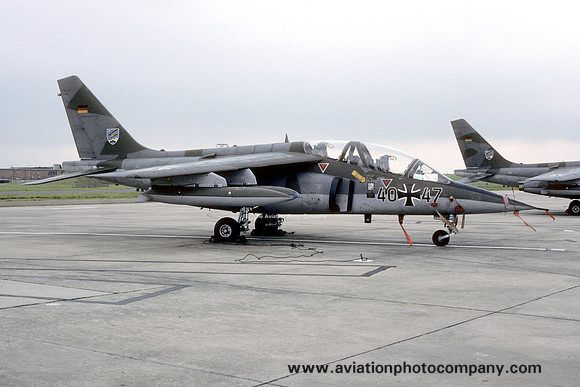 German Air Force JBG49 Dassault/Dornier Alpha Jet 40+47 (1987)
