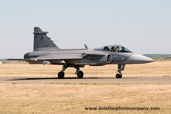Czech Air Force 211 TL SAAB JAS-39C 9240 at Kecskemet (2013)