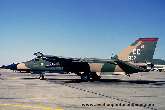 USAF 27 TFW 522 TFS GD F-111D Aardvark 68-0137/CC (1979)