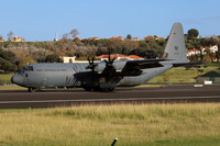 RAAF 37 Squadron Lockheed C-130J-30 Hercules A97-465 at Lajes (2024)