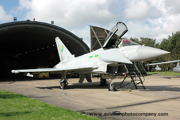 RAF 3 Squadron BAE Typhoon FGR.4 ZJ918/QO-L at RAF Marham (2012)