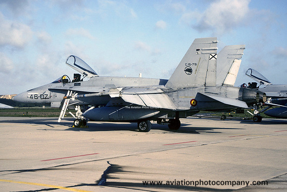 Spanish Air Force Ala 46 McDonnell Douglas F/A-18A Hornet C.15-79/46-07 at Florennes (2004)