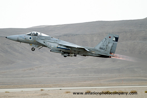 Israeli Air Force 133 Squadron McDonnell Douglas F-15A 663 at Ovda (2013)