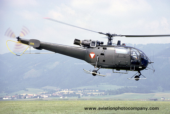 Austrian Air Force Sud Alouette III 3E-KJ (1986)