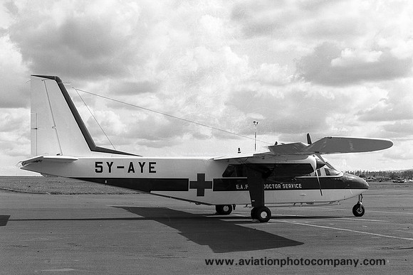 East Africa Flying Doctor Service Britten-Norman BN-2A-21 Islander 5Y-AYE (1975)