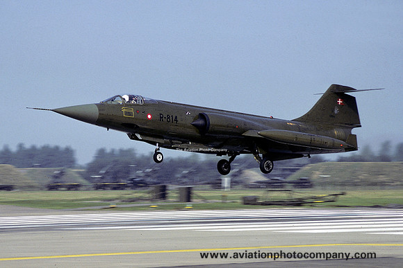 Royal Danish Air Force Esk 723 Lockheed F-104G Starfighter R-814 (1982)
