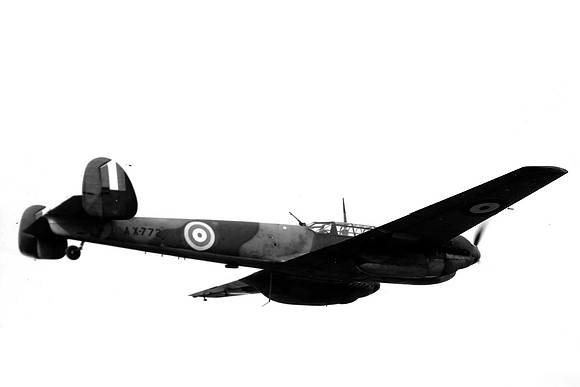 RAF Messerschmitt Bf110C-5 AX772 Air to Air