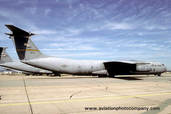 USAF AFRC 756 AS Lockheed C-141C Starlifter 66-0153 at Rhein Main AB (1999)