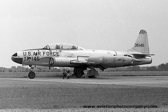USAF Lockheed T-33A 53-5145 stored at RAF Mildenhall