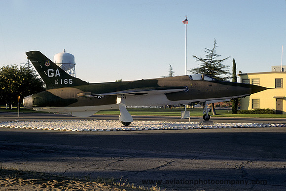 USAF Republic F-105D Thunderchief 61-0165/GA displayed at George AFB (1979)