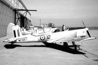 RAF DHC-1 Chipmunk T.10 WP867/12 at Hamble (1961)