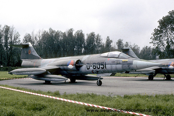 Dutch Air Force Lockheed F-104G Starfighter D-8051 stored at Ypenburg (1987)