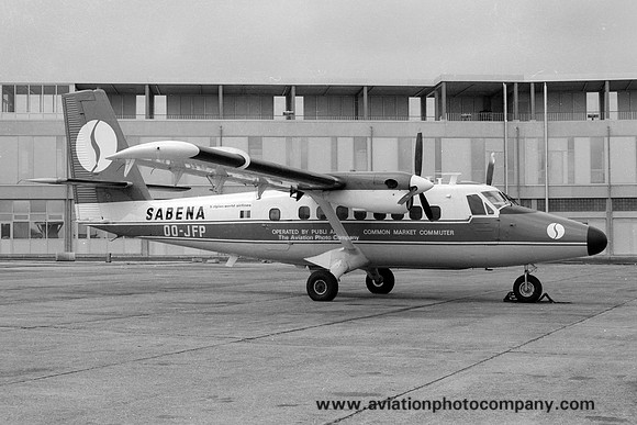 Sabena/Publi Air DHC-6-100 Twin Otter OO-JFP (1973)